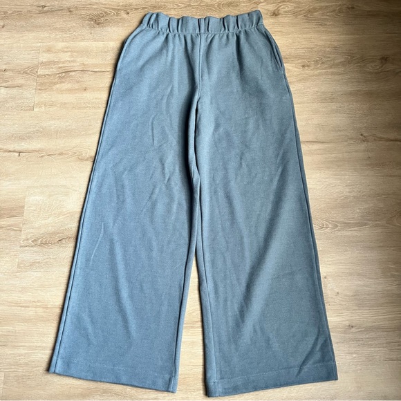 Anthropologie Daily Practice Sweater Pants Womens SZ M Blue Lounge Casual NWT - Picture 2 of 7